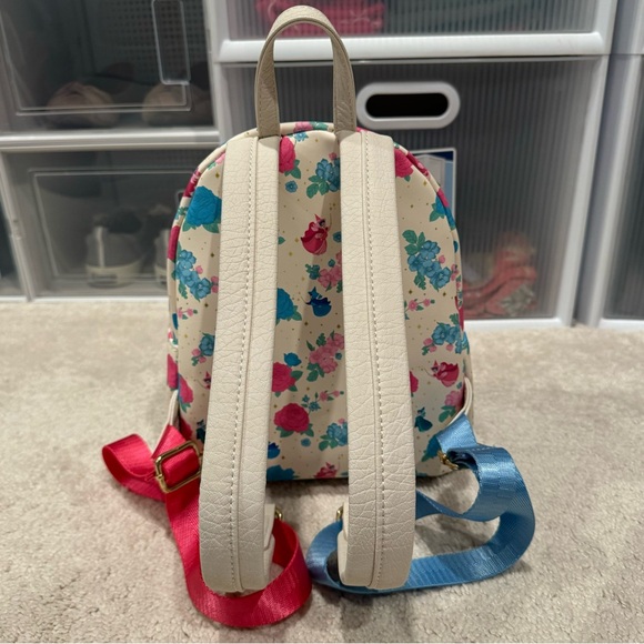Disney Sleeping Beauty Loungefly Fairy Godmothers Mini Backpack - Picture 5 of 9